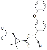 65731-83-1,alpha-cyano-3-phenoxybenzyl [1R-[1alpha(R*),3alpha]]-3-(2,2-dichlorovinyl)-2,2-dimethylcyclopropanecarboxylate