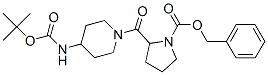 657401-67-7,2-(4-TERT-BUTOXYCARBONYLAMINOPIPERIDINE-1-CARBONYL)PYRROLIDINE-1-CARBOXYLIC ACID BENZYL ESTER
