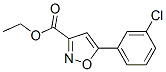 657424-77-6,5-(3-CHLOROPHENYL)-ISOXAZOLE-3 CARBOXYLIC ACID ETHYL ESTER