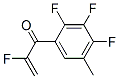 65781-14-8,2-Propen-1-one, 2-fluoro-1-(2,3,4-trifluoro-5-methylphenyl)- (9CI)