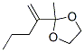 65818-23-7,1,3-Dioxolane,  2-methyl-2-(1-methylenebutyl)-