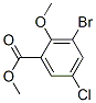 65851-97-0,METHYL 3-BROMO-5-CHLORO-2-METHOXYBENZOATE