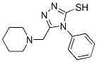 65924-80-3,4-PHENYL-5-(PIPERIDIN-1-YLMETHYL)-4H-1,2,4-TRIAZOLE-3-THIOL