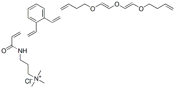 65997-24-2,4-[(E)-2-[(E)-2-but-3-enoxyethenoxy]ethenoxy]but-1-ene: 1,2-diethenylb enzene: trimethyl-[3-(prop-2-enoylamino)propyl]azanium: chloride