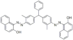 66085-68-5,1,1'-[(phenylmethylene)bis[(2-methyl-4,1-phenylene)azo]]bis(2-naphthol)