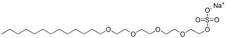 sodium 3,6,9,12-tetraoxapentacosyl sulphate 66161-58-8,sodium 3,6,9,12-tetraoxapentacosyl sulphate