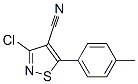 662138-23-0,3-CHLORO-5-(4-METHYLPHENYL)ISOTHIAZOLE-4-CARBONITRILE