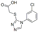 66297-69-6,{[4-(3-CHLOROPHENYL)-4H-1,2,4-TRIAZOL-3-YL]THIO}ACETIC ACID