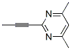 66298-32-6,Pyrimidine, 4,6-dimethyl-2-(1-propynyl)- (9CI)