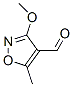 66379-44-0,4-Isoxazolecarboxaldehyde, 3-methoxy-5-methyl- (9CI)