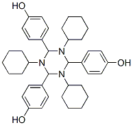 6640-88-6,4-[1,3,5-tricyclohexyl-4,6-bis(4-hydroxyphenyl)-1,3,5-triazinan-2-yl]p henol