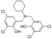 6642-08-6,2,4-dichloro-6-[[cyclohexyl-[(3,5-dichloro-2-hydroxy-phenyl)methyl]ami no]methyl]phenol