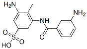 6661-55-8,3-amino-4-methyl-5-(3-aminobenzamido)benzene sulfonic acid