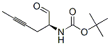 666718-90-7,Carbamic acid, [(1S)-1-formyl-3-pentynyl]-, 1,1-dimethylethyl ester (9CI)