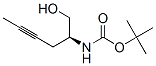 666719-08-0,Carbamic acid, [(1S)-1-(hydroxymethyl)-3-pentynyl]-, 1,1-dimethylethyl ester