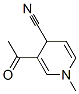 66720-18-1,4-Pyridinecarbonitrile, 3-acetyl-1,4-dihydro-1-methyl- (9CI)