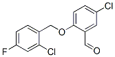 667436-66-0,5-CHLORO-2-[(2-CHLORO-4-FLUOROBENZYL)OXY]BENZALDEHYDE