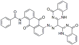 66755-26-8,N-[5-[[bis(1,4-dihydro-4-oxo-2-quinazolinyl)methyl]azo]-9,10-dihydro-9,10-dioxo-1-anthryl]benzamide