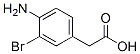 66955-75-7,BENZENEACETIC ACID, 4-AMINO-3-BROMO-