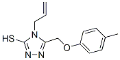 669709-47-1,4-ALLYL-5-[(4-METHYLPHENOXY)METHYL]-4H-1,2,4-TRIAZOLE-3-THIOL