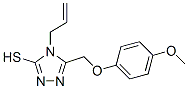 669740-18-5,4-ALLYL-5-[(4-METHOXYPHENOXY)METHYL]-4H-1,2,4-TRIAZOLE-3-THIOL