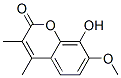 670275-27-1,2H-1-Benzopyran-2-one, 8-hydroxy-7-methoxy-3,4-dimethyl- (9CI)