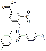 672310-25-7,4-{[(4-METHOXY-BENZOYL)-(4-METHYL-BENZYL)-AMINO]-METHYL}-3-NITRO-BENZOIC ACID