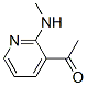 67295-20-9,Ethanone, 1-[2-(methylamino)-3-pyridinyl]- (9CI)