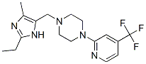 674292-58-1,PIPERAZINE, 1-[(2-ETHYL-4-METHYL-1H-IMIDAZOL-5-YL)METHYL]-4-[4-(TRIFLUOROMETHYL)-2-PYRIDINYL]-