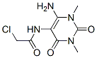 6743-04-0,Uracil,  6-amino-5-(2-chloroacetamido)-1,3-dimethyl-  (7CI,8CI)