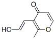 674786-32-4,4H-Pyran-4-one, 3-(2-hydroxyethenyl)-2-methyl- (9CI)