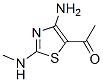 674807-17-1,Ethanone, 1-[4-amino-2-(methylamino)-5-thiazolyl]- (9CI)