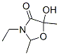 675120-16-8,4-Oxazolidinone, 3-ethyl-5-hydroxy-2,5-dimethyl- (9CI)