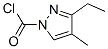 67514-66-3,1H-Pyrazole-1-carbonyl chloride, 3-ethyl-4-methyl- (9CI)