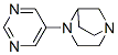 675590-88-2,1,4-Diazabicyclo[3.2.1]octane,4-(5-pyrimidinyl)-,(-)-(9CI)