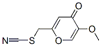 675833-53-1,Thiocyanic acid, (5-methoxy-4-oxo-4H-pyran-2-yl)methyl ester (9CI)