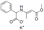 67584-31-0,potassium [(3-methoxy-1-methyl-3-oxoprop-1-enyl)amino]phenylacetate