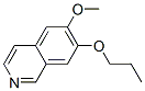 67625-58-5,Isoquinoline, 6-methoxy-7-propoxy- (9CI)