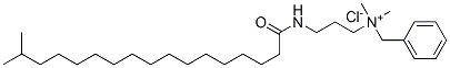 67633-59-4,benzyldimethyl[3-[(1-oxoisooctadecyl)amino]propyl]ammonium chloride