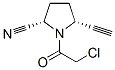 676559-69-6,2-Pyrrolidinecarbonitrile, 1-(chloroacetyl)-5-ethynyl-, (2S,5R)- (9CI)