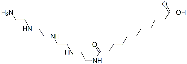 67674-54-8,N-[2-[[2-[[2-[(2-aminoethyl)amino]ethyl]amino]ethyl]amino]ethyl]nonanamide monoacetate
