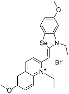 67800-88-8,1-ethyl-2-[(3-ethyl-5-methoxy-2(3H)-benzoselenazolylidene)methyl]-6-methoxyquinolinium bromide