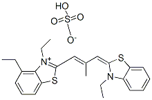 67800-91-3,ethyl 3-ethyl-2-[3-(3-ethyl-3H-benzothiazol-2-ylidene)-2-methylprop-1-enyl]benzothiazolium sulphate