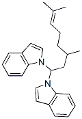 67801-16-5,1,1'-(3,7-dimethyloct-6-enylidene)bis(1H-indole)