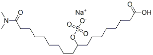 67834-95-1,sodium hydrogen N,N-dimethyl-10-(sulphonatooxy)octadecanamidate