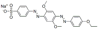 67875-02-9,sodium 4-[[4-[(4-ethoxyphenyl)azo]-2,5-dimethoxyphenyl]azo]benzenesulphonate