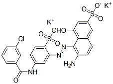 67875-06-3,dipotassium 6-amino-5-[[5-[(3-chlorobenzoyl)amino]-2-sulphonatophenyl]azo]-4-hydroxynaphthalene-2-sulphonate