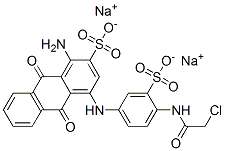 67875-10-9,disodium 1-amino-4-[4-[(chloroacetyl)amino]-3-sulphonatoanilino]-9,10-dihydro-9,10-dioxoanthracene-2-sulphonate