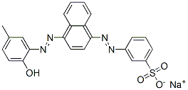 67875-21-2,sodium 3-[[4-[(2-hydroxy-5-methylphenyl)azo]-1-naphthyl]azo]benzenesulphonate