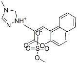 67883-54-9,4-methyl-1-(3-oxo-3H-naphtho[2,1-b]pyran-2-yl)-1H-1,2,4-triazolium methyl sulphate